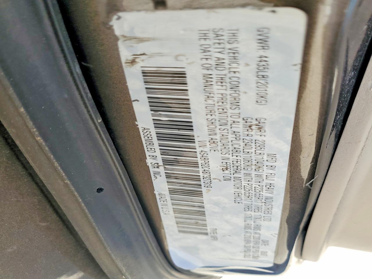 2008 SUBARU OUTBACK 2.5I LIMITED photo 23