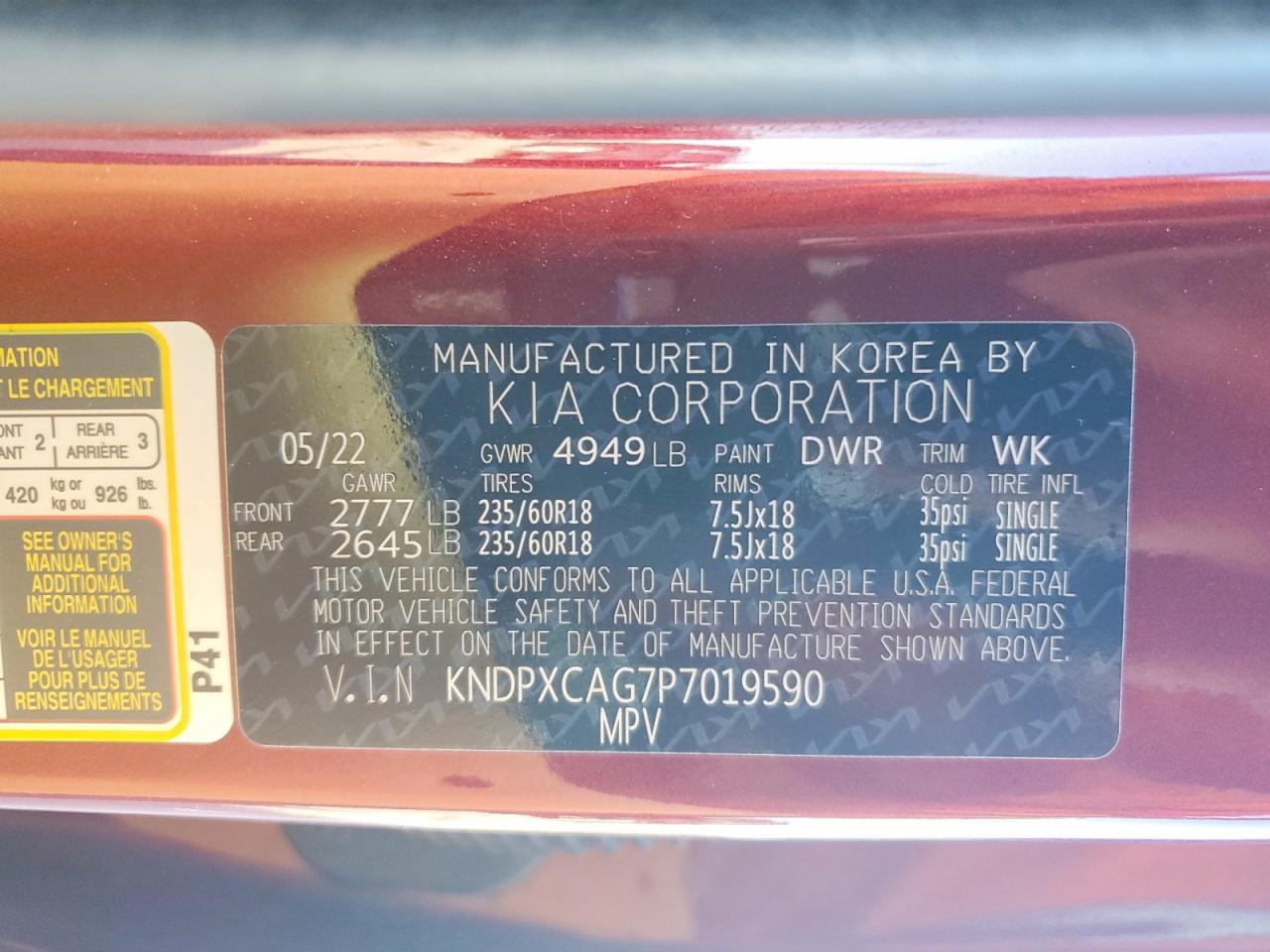 2023 KIA SPORTAGE photo 13
