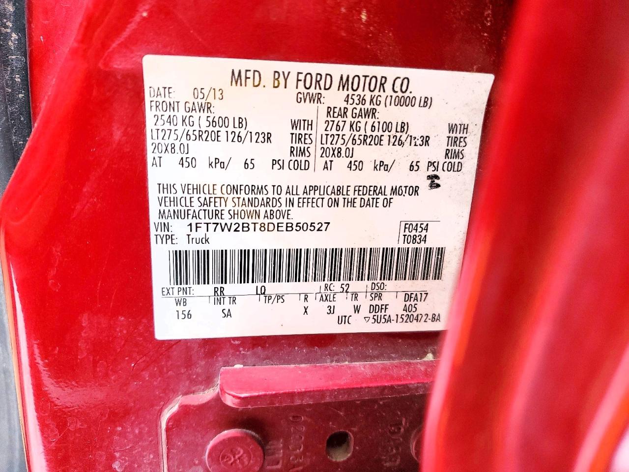 2013 FORD F250 SUPER DUTY photo 12