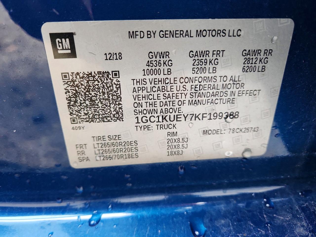 2019 CHEVROLET SILVERADO K2500 HIGH COUNTRY photo 23