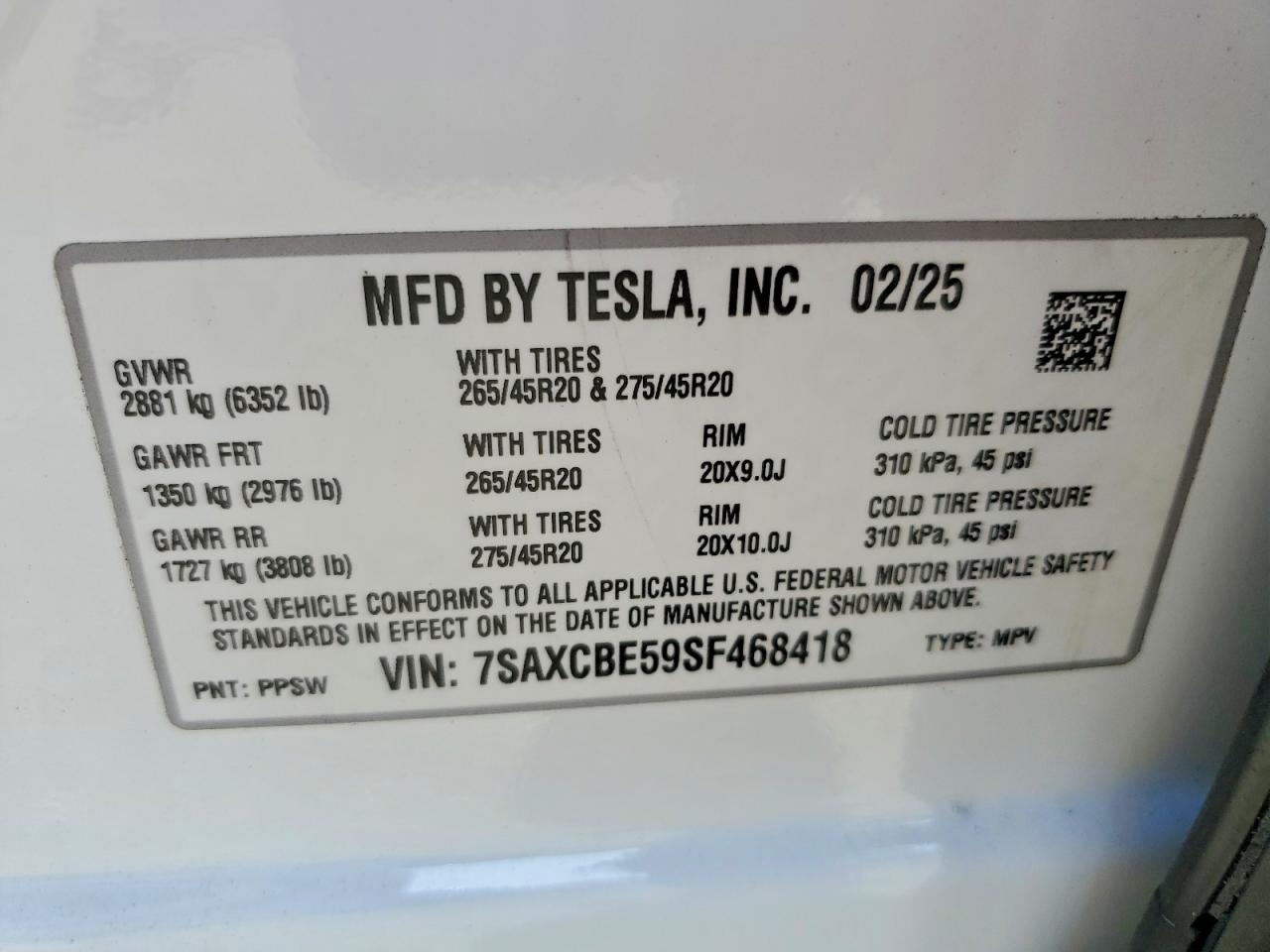 2025 TESLA MODEL X photo 13