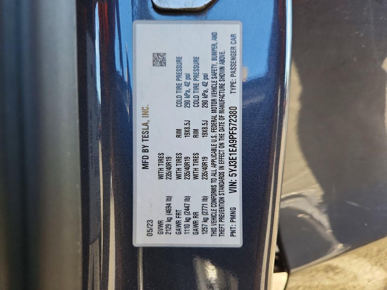 2023 TESLA MODEL 3 photo 13