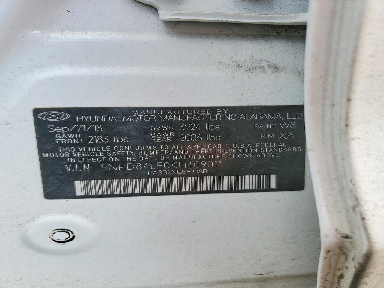 2019 HYUNDAI ELANTRA SEL photo 12