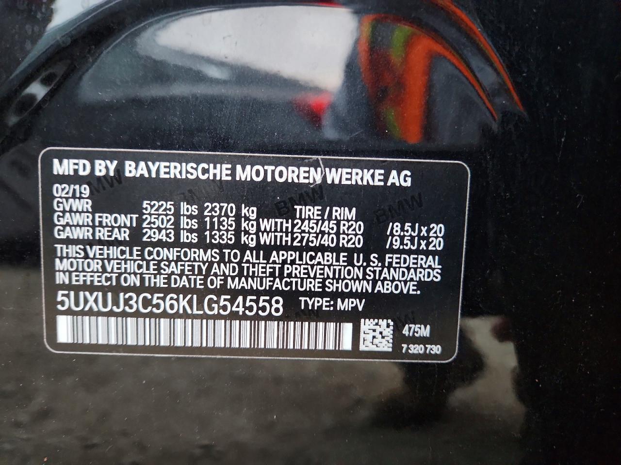 2019 BMW X4 XDRIVE30I photo 34