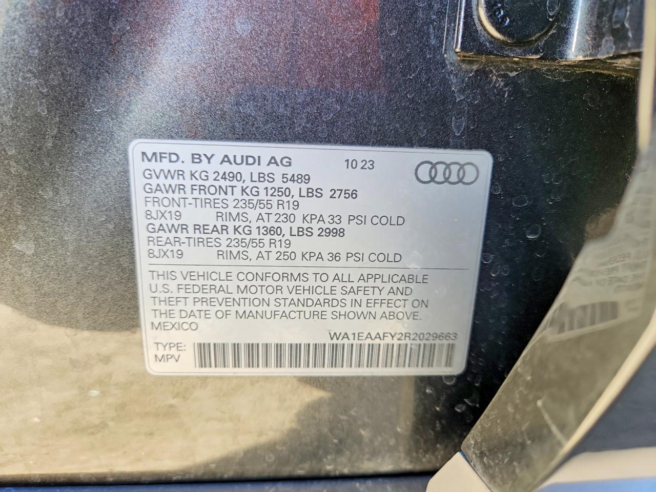 2024 AUDI Q5 PREMIUM PLUS 45 photo 14