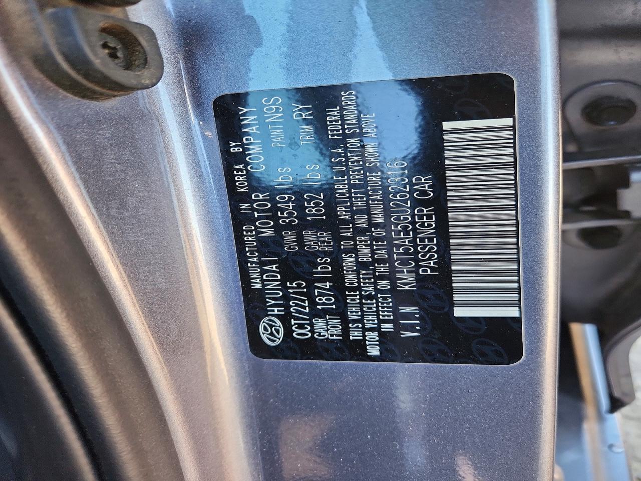 2016 HYUNDAI ACCENT SE photo 13