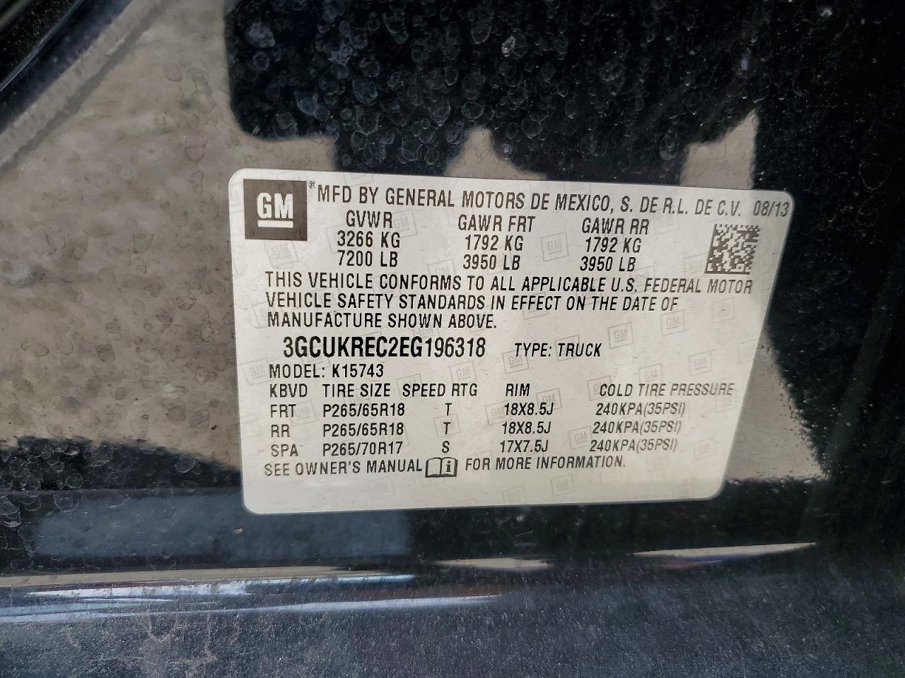 2014 CHEVROLET SILVERADO K1500 LT photo 12