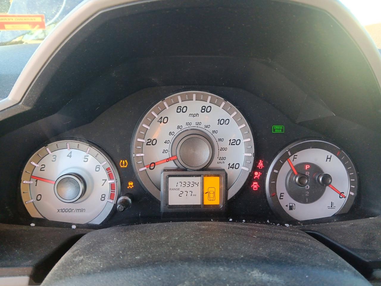 2013 HONDA PILOT LX photo 9