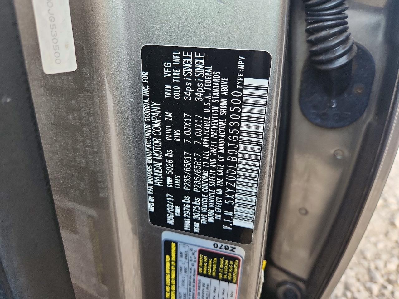 2018 HYUNDAI SANTA FE SPORT 2.4L photo 25