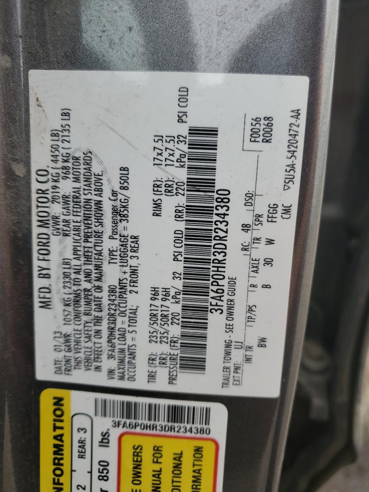 2013 FORD FUSION SE photo 25