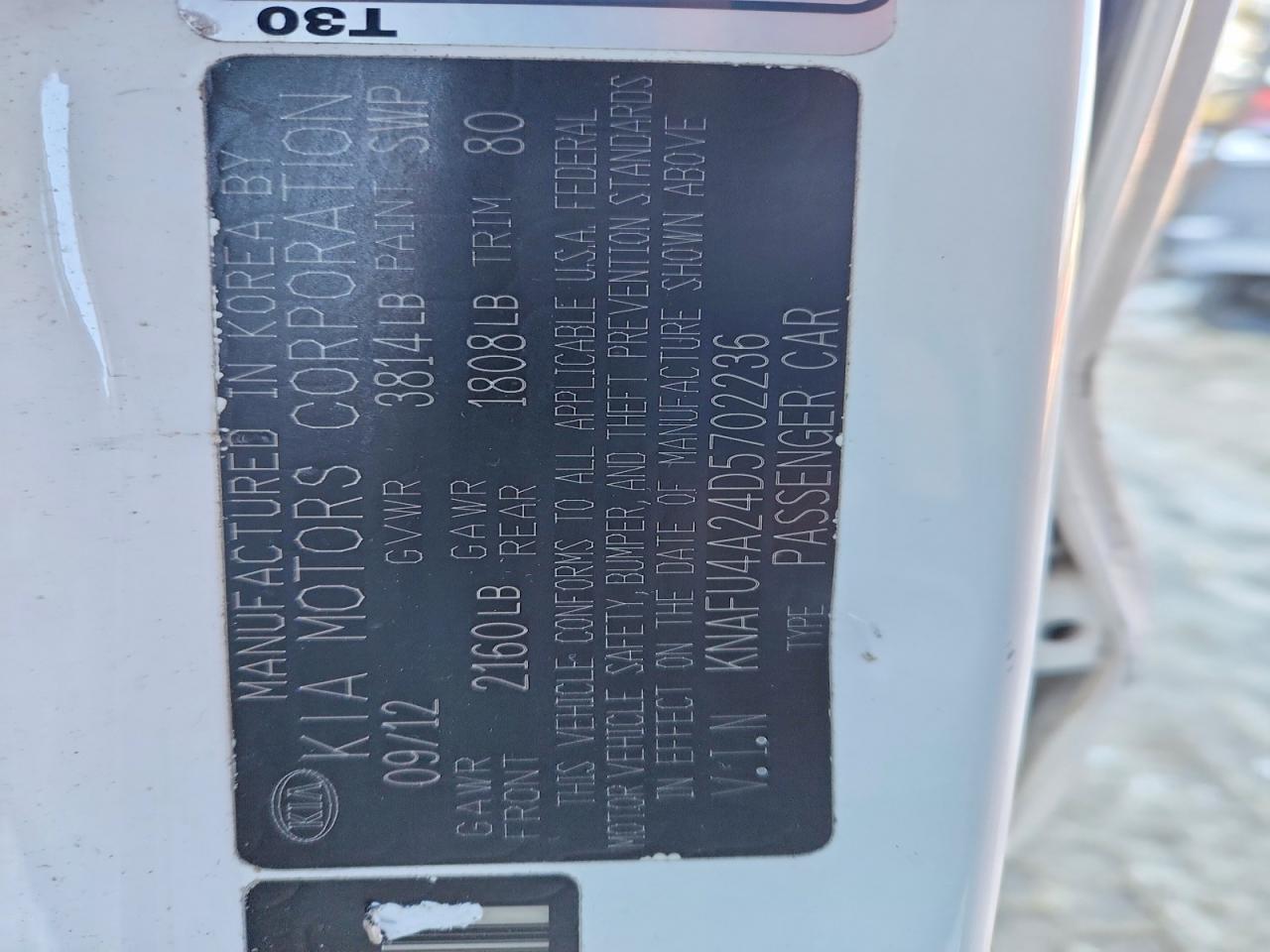 2013 KIA FORTE EX photo 23
