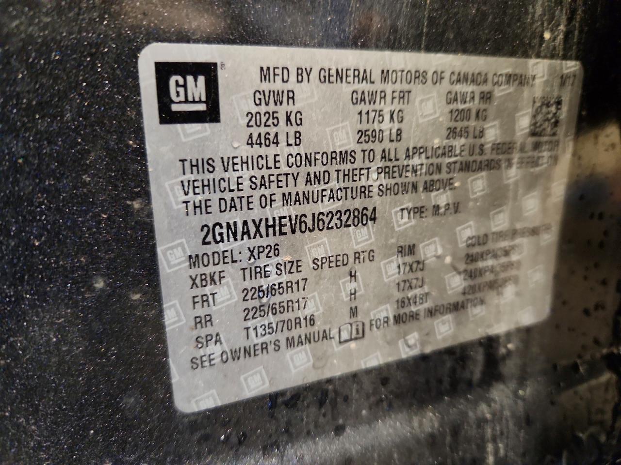 2018 CHEVROLET EQUINOX LS photo 25