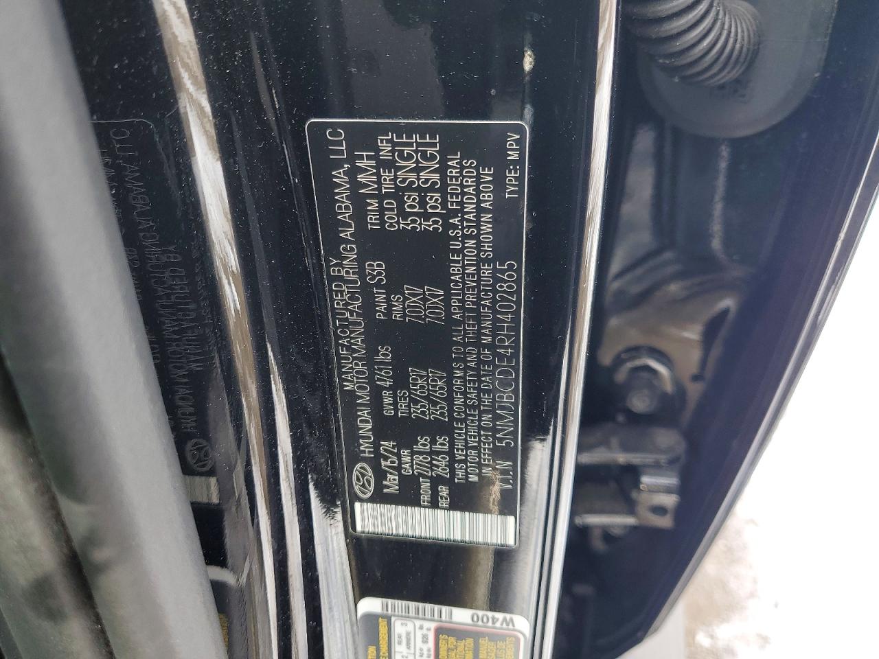 2024 HYUNDAI TUCSON SEL photo 13
