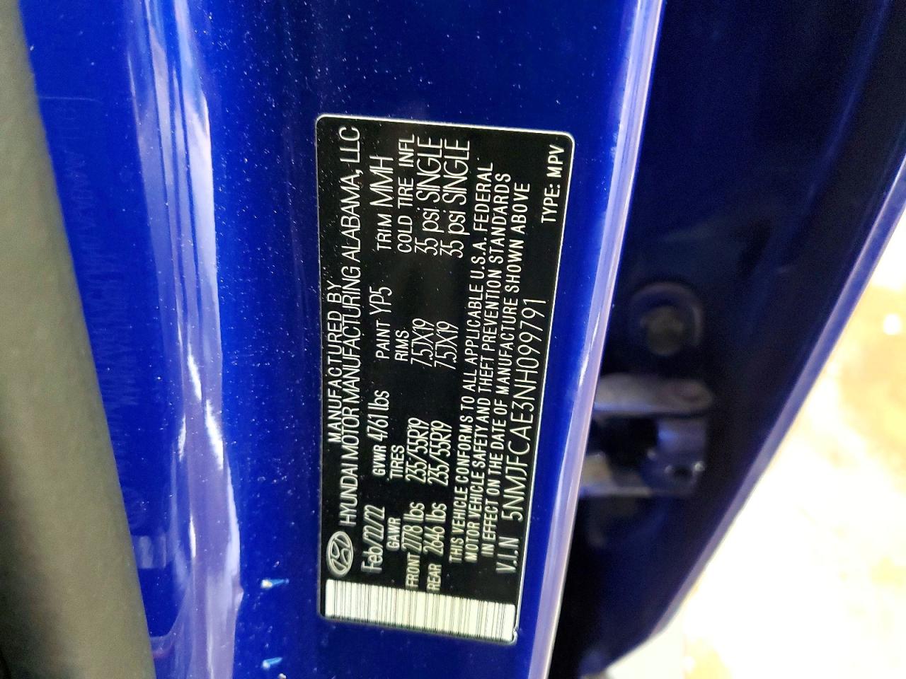 2022 HYUNDAI TUCSON SEL photo 13