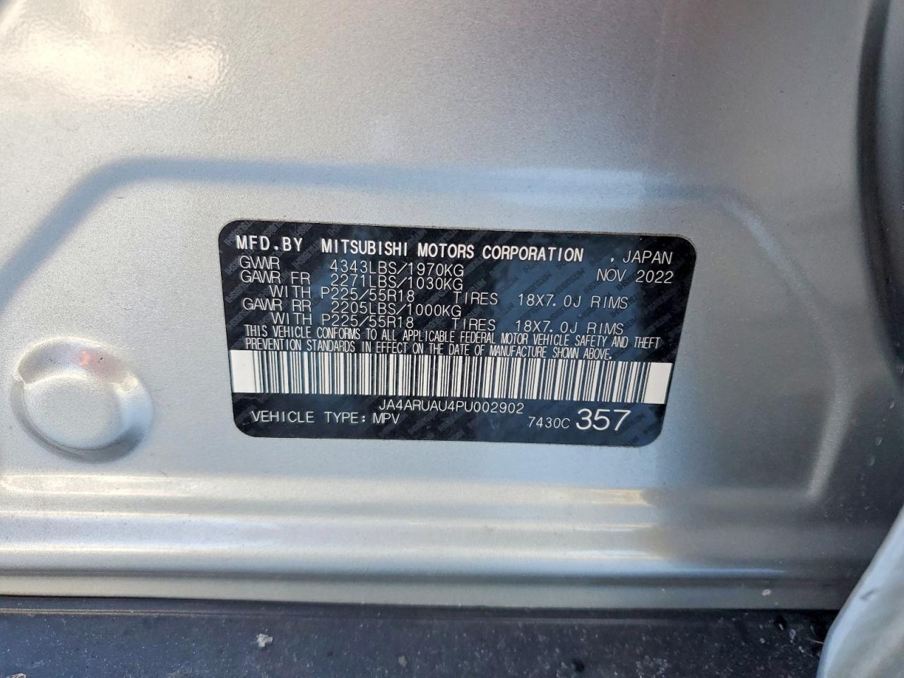 2023 MITSUBISHI OUTLANDER SPORT S/SE photo 14