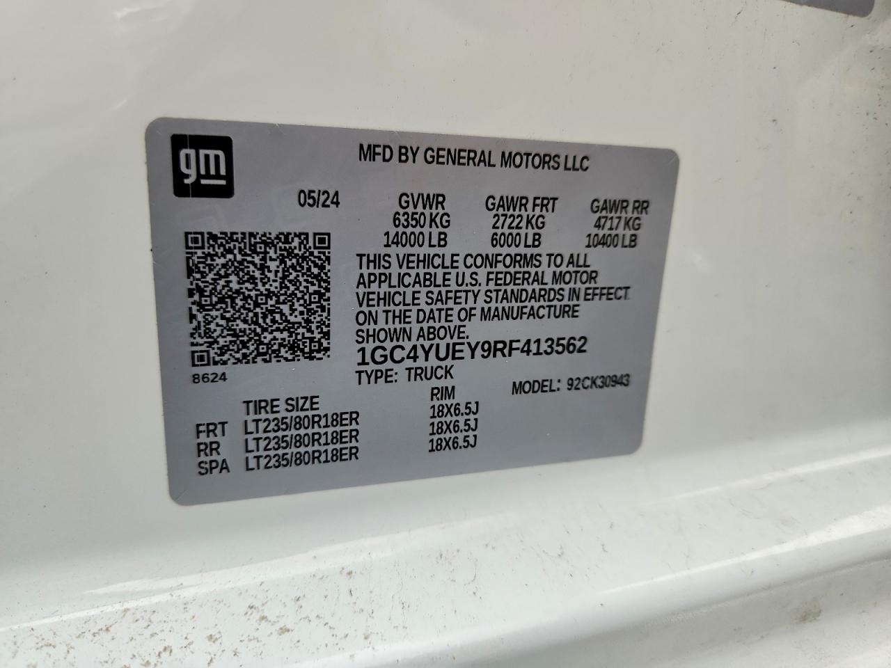 2024 CHEVROLET SILVERADO K3500 LTZ photo 12