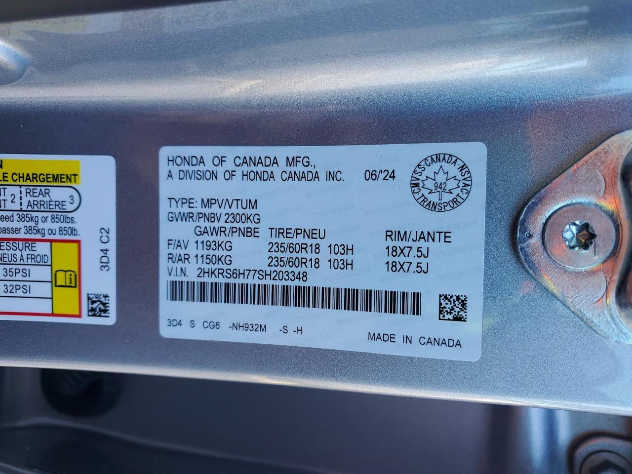 2025 HONDA CR-V EXL photo 13