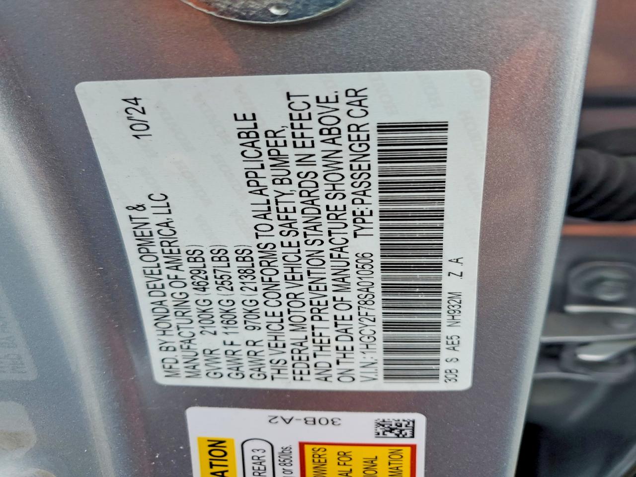 2025 HONDA ACCORD HYBRID SPORT-L photo 34