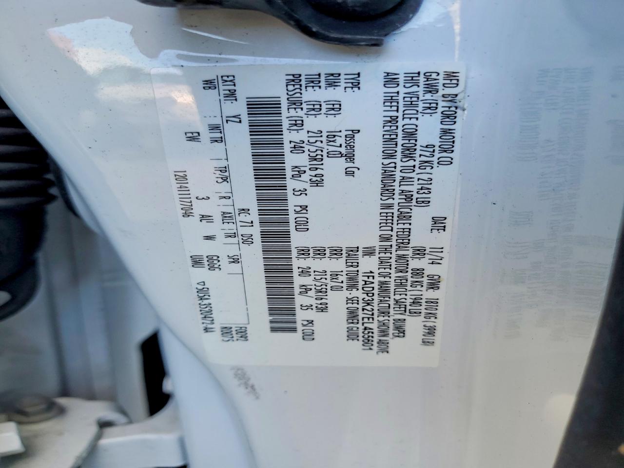 2014 FORD FOCUS SE photo 23