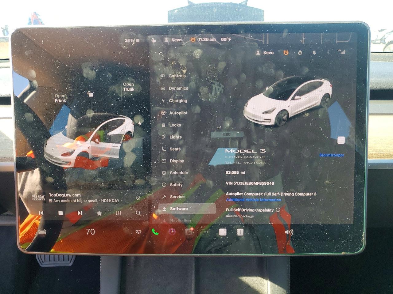 2021 TESLA MODEL 3 photo 9