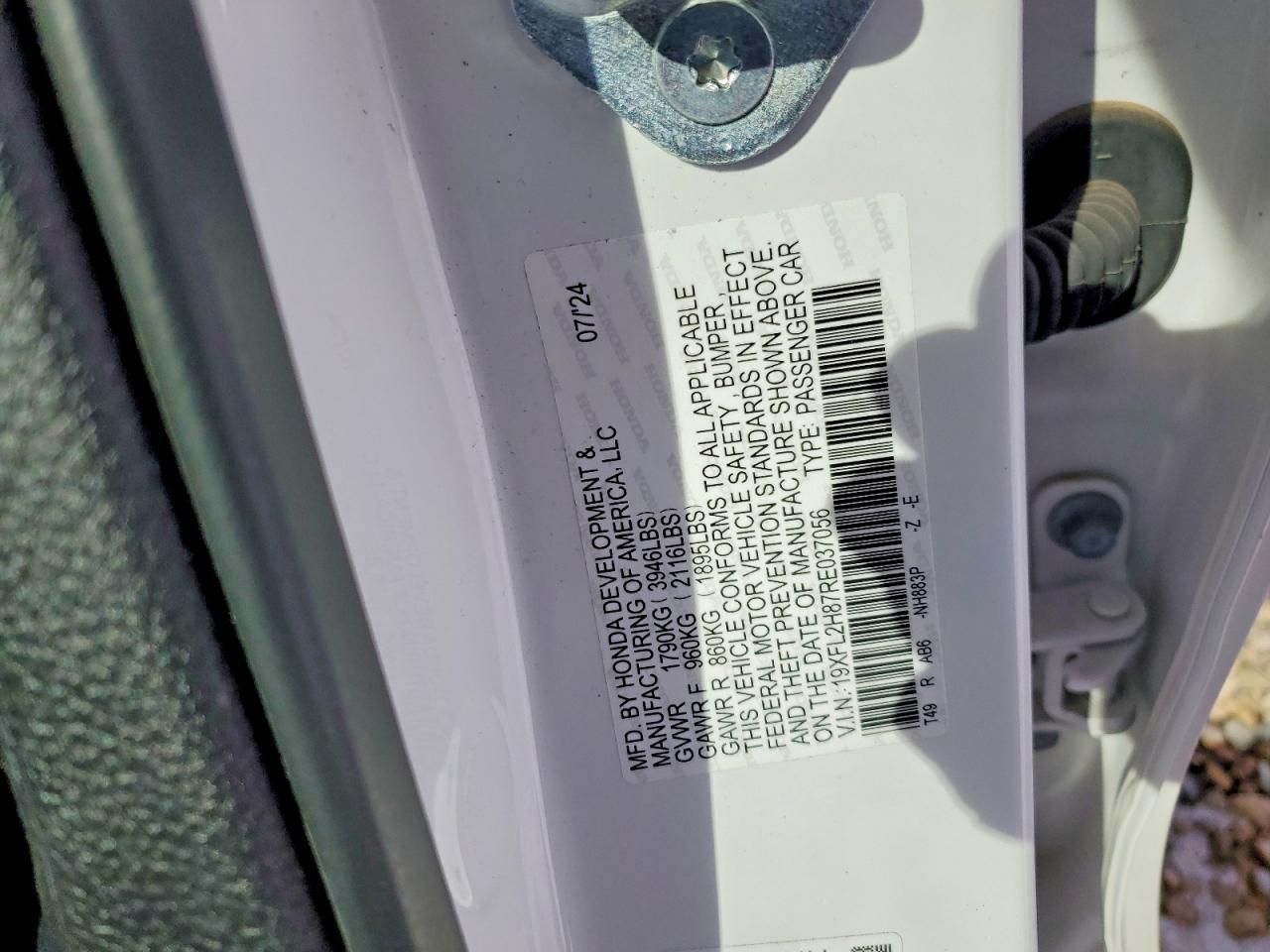 2024 HONDA CIVIC SPORT photo 23