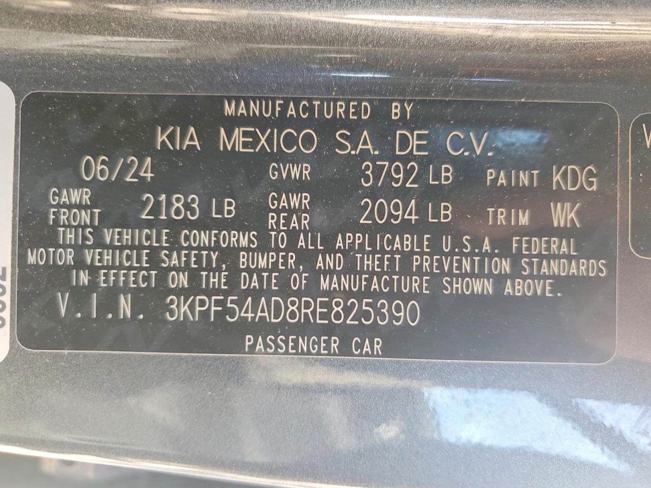 2024 KIA FORTE GT LINE photo 25