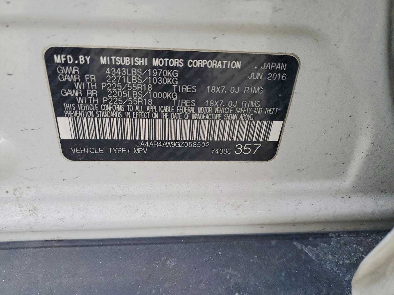2016 MITSUBISHI OUTLANDER SPORT SEL photo 14