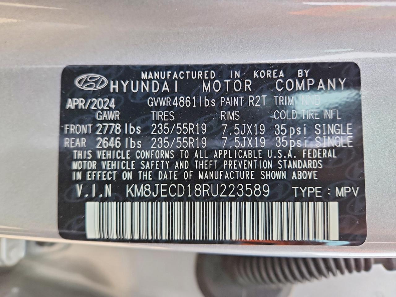 2024 HYUNDAI TUCSON LIMITED photo 25