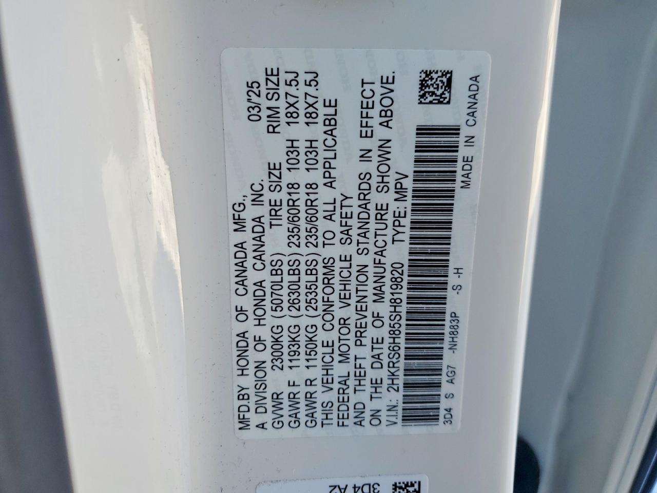 2025 HONDA CR-V SPORT-L photo 13