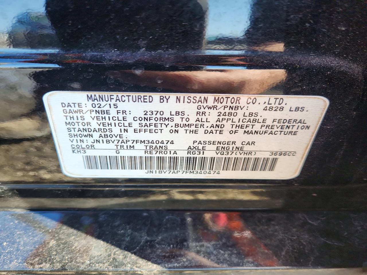 2015 INFINITI Q50 BASE photo 12