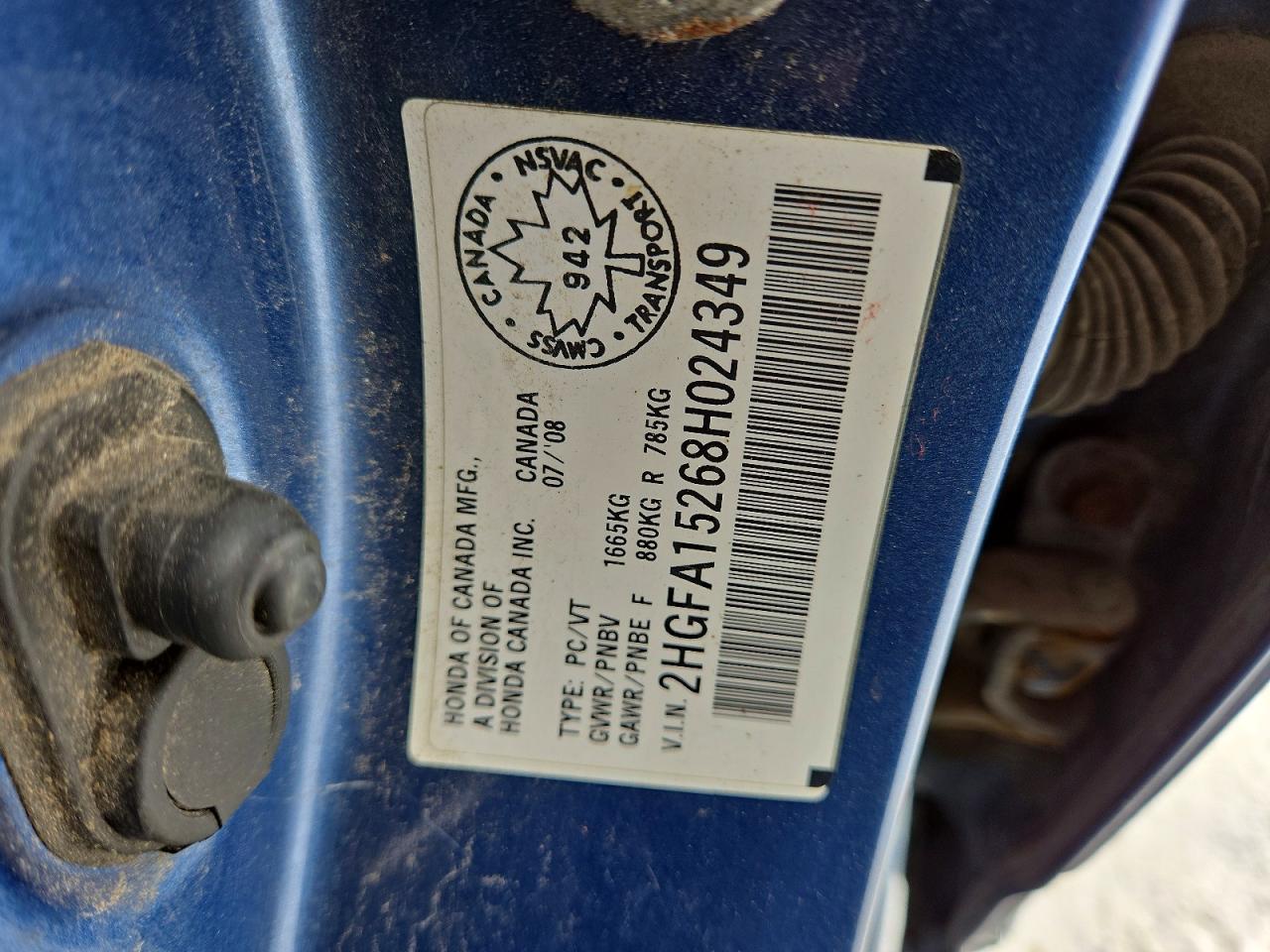 2008 HONDA CIVIC DX photo 31