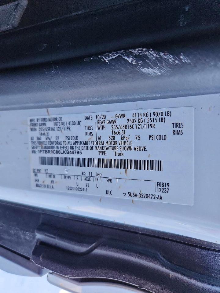 2020 FORD TRANSIT T-250 UTILITY / SERVICE VAN photo 25