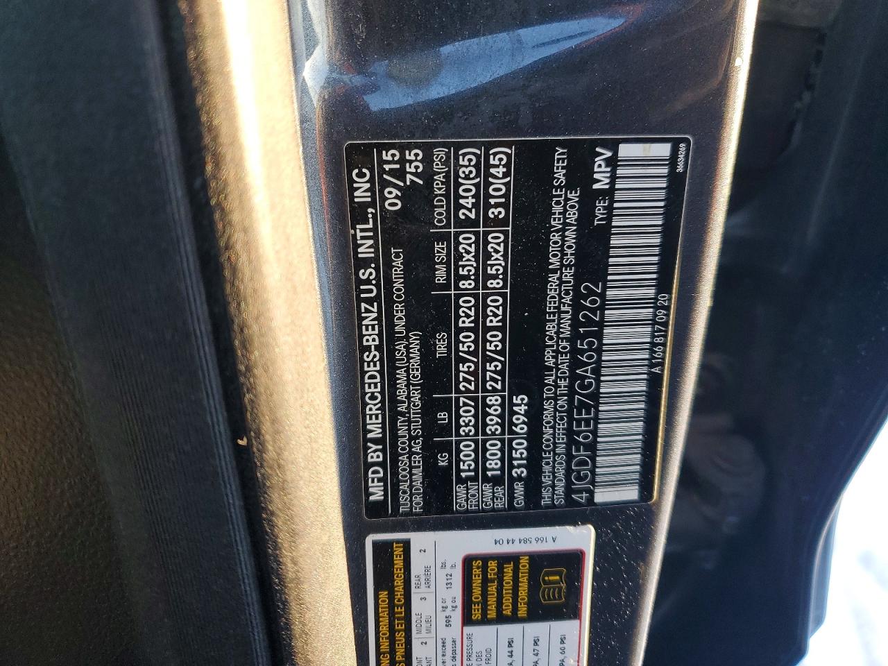 2016 MERCEDES-BENZ GL 450 4MATIC photo 25