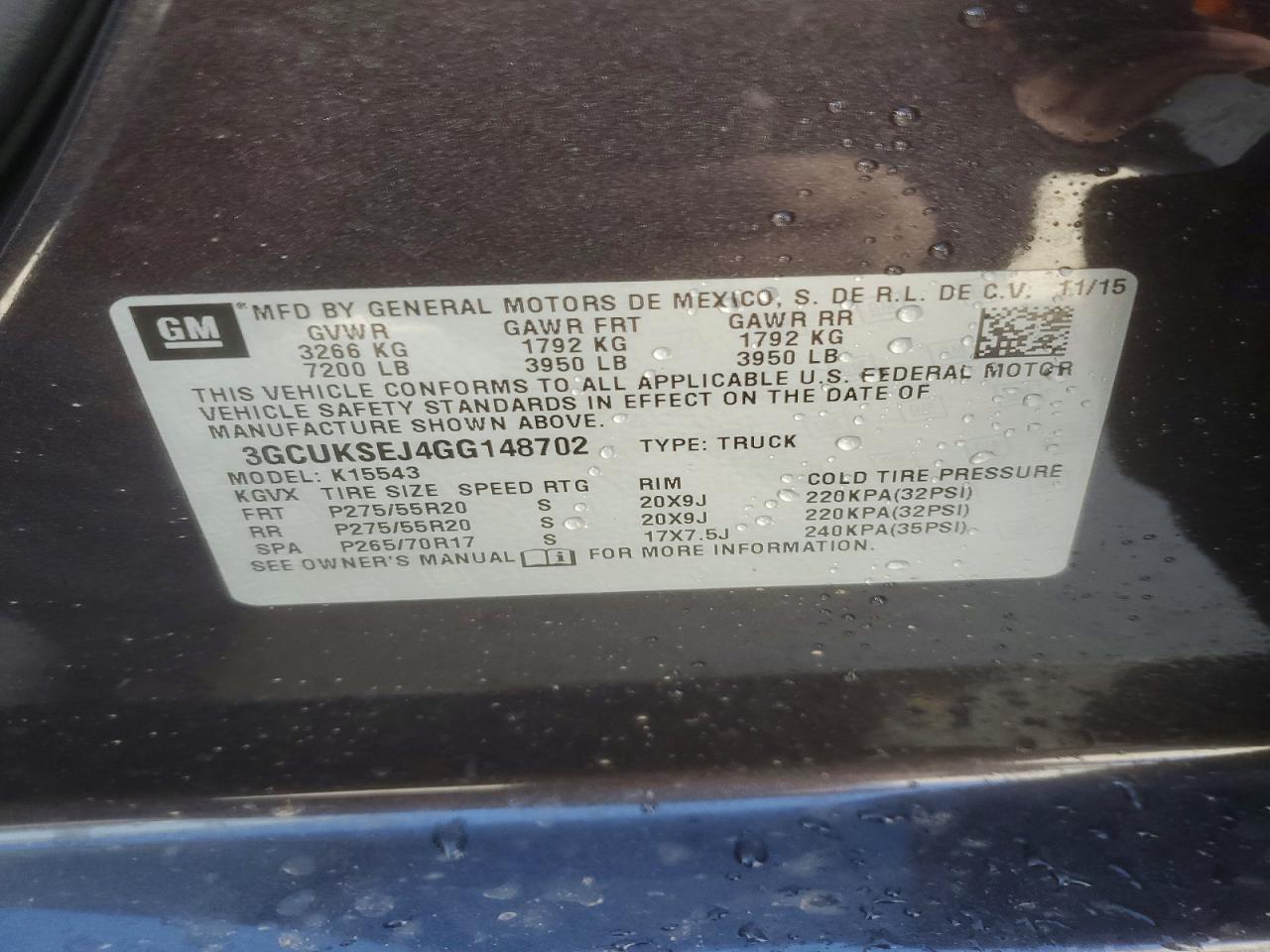 2016 CHEVROLET SILVERADO K1500 LTZ photo 23