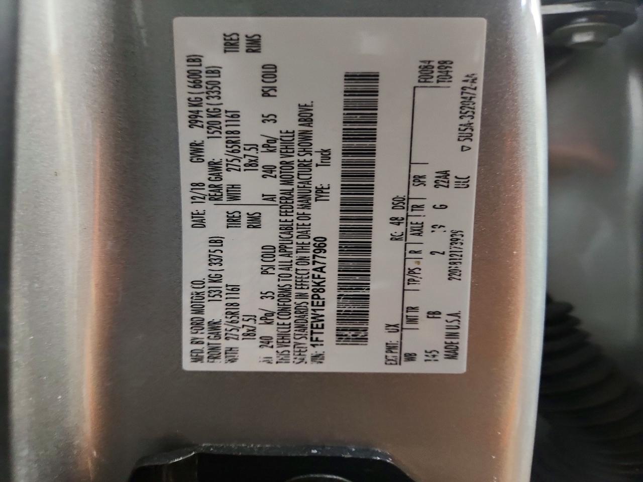 2019 FORD F150 SUPERCREW photo 23