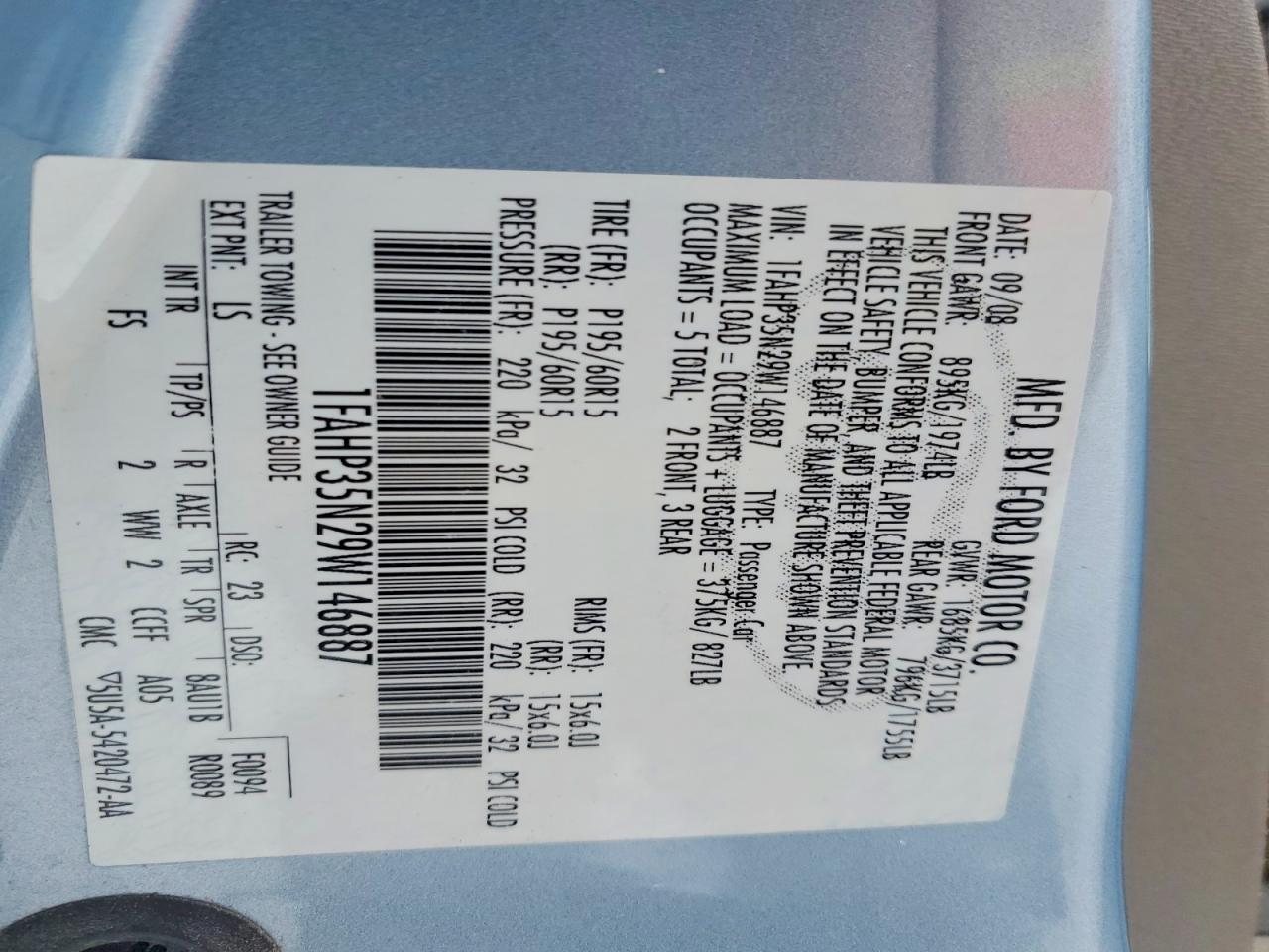 2009 FORD FOCUS SE photo 12