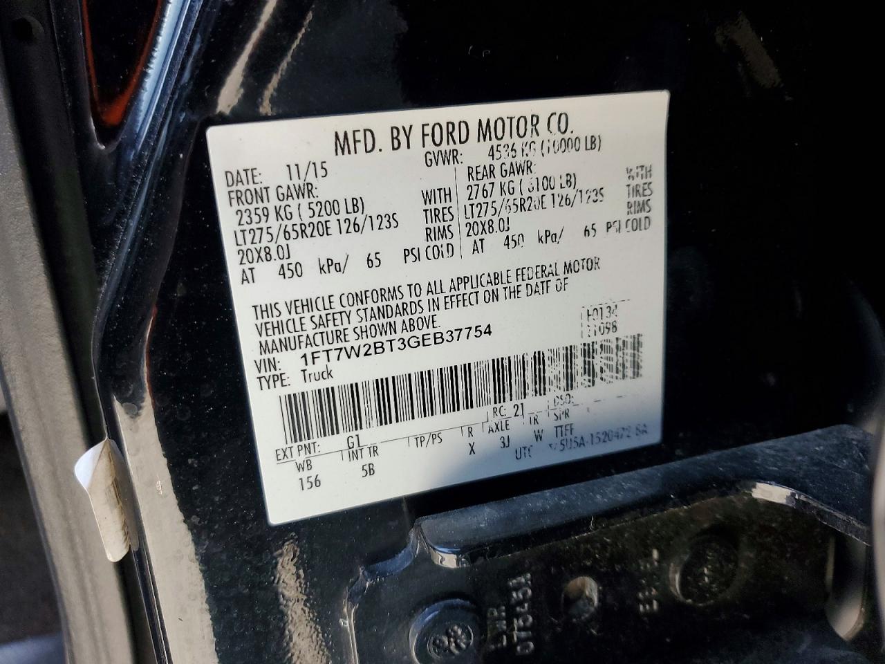 2016 FORD F250 SUPER DUTY photo 12