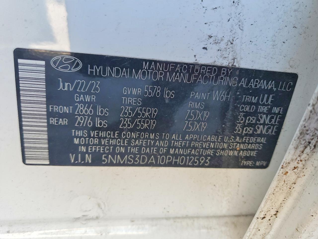 2023 HYUNDAI SANTA FE SEL PREMIUM photo 13