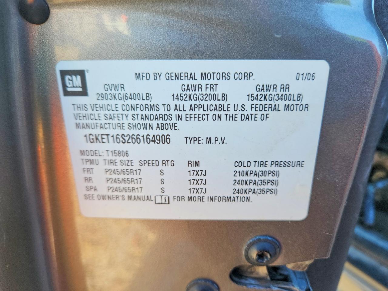 2006 GMC ENVOY XL photo 14