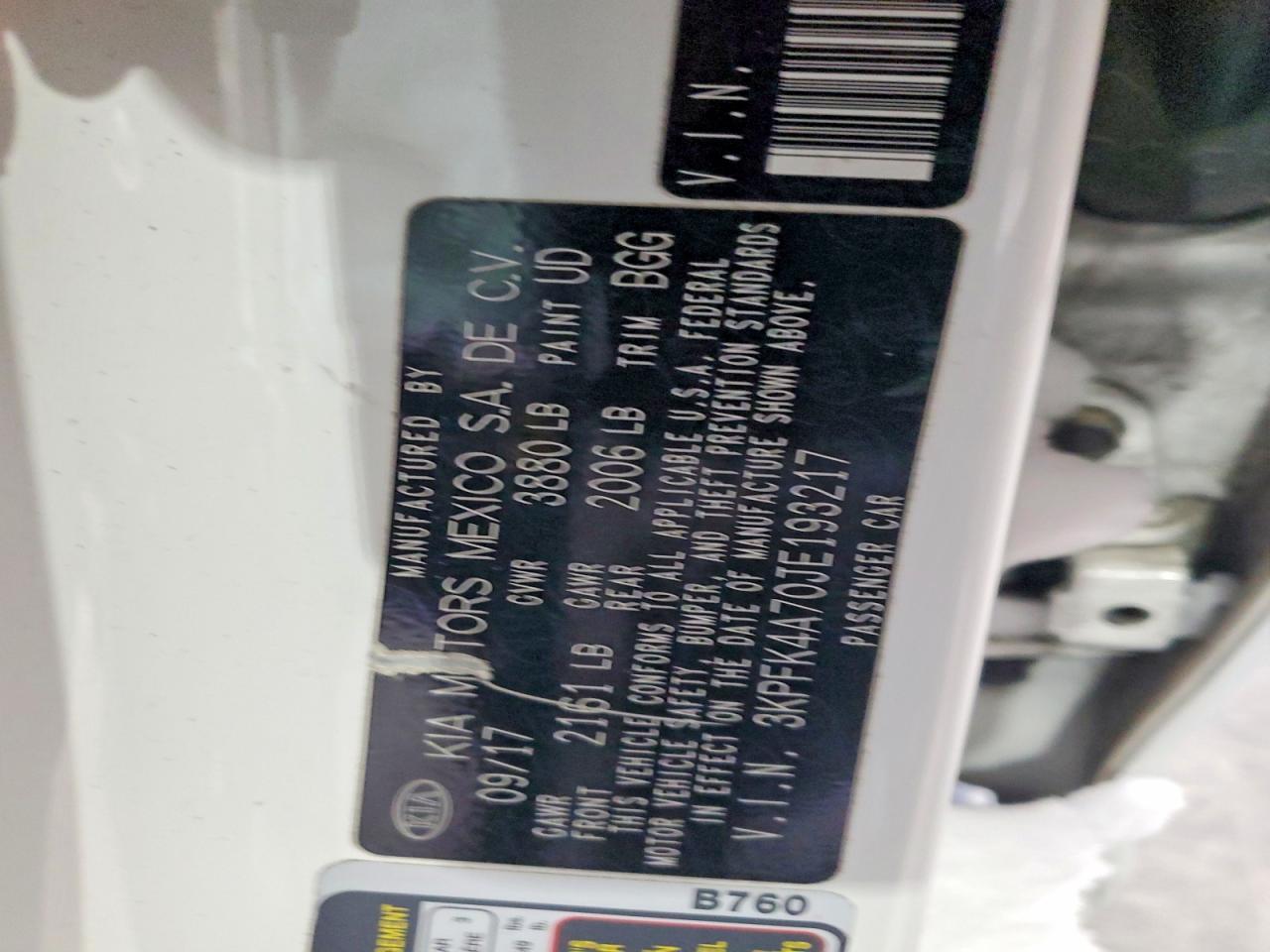 2018 KIA FORTE LX photo 12
