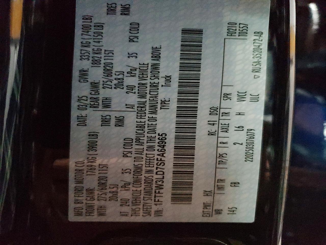 2025 FORD F150 XLT photo 12