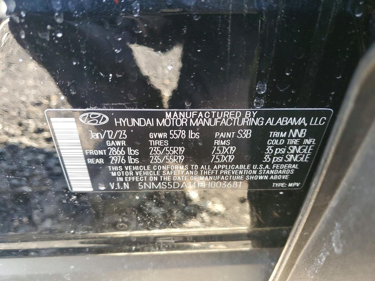 2023 HYUNDAI SANTA FE LIMITED photo 25