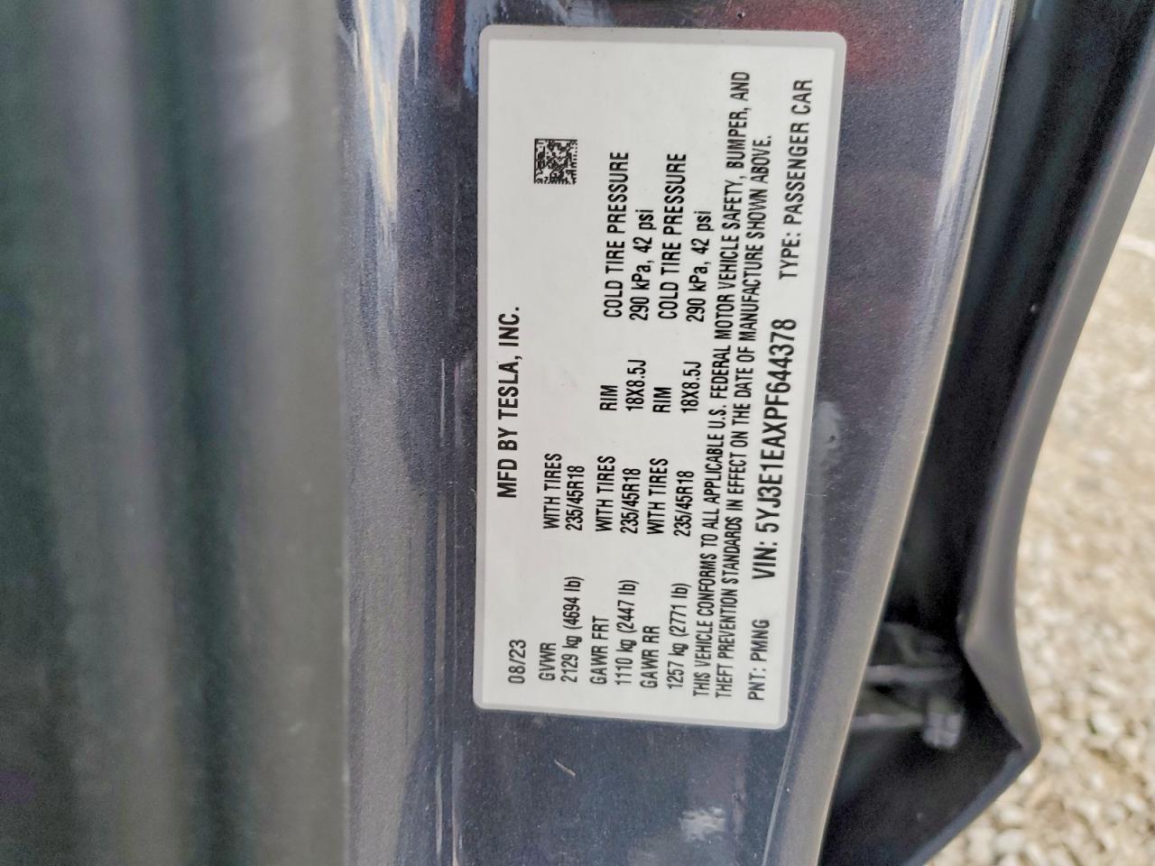 2023 TESLA MODEL 3 photo 23
