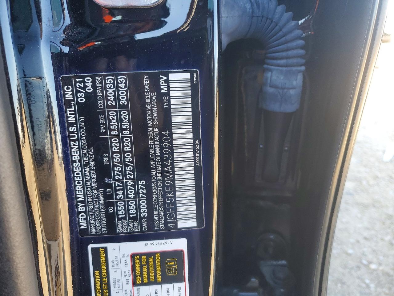 2021 MERCEDES-BENZ GLS 450 4MATIC photo 25
