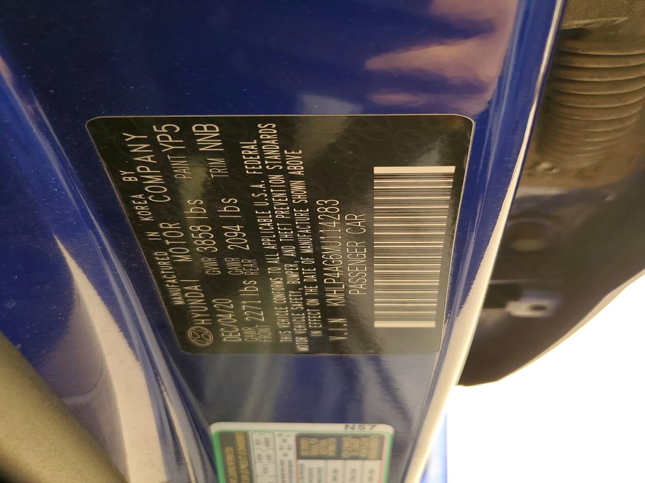 2021 HYUNDAI ELANTRA LIMITED photo 34