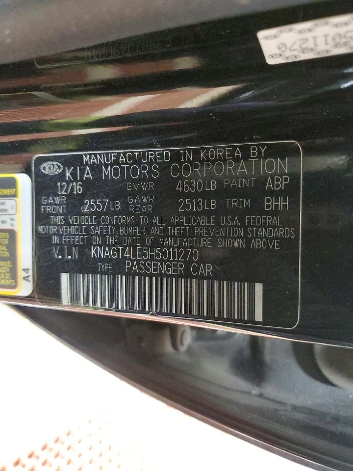 2017 KIA OPTIMA HYBRID photo 13