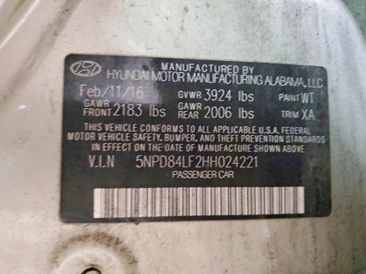 2017 HYUNDAI ELANTRA SE photo 23