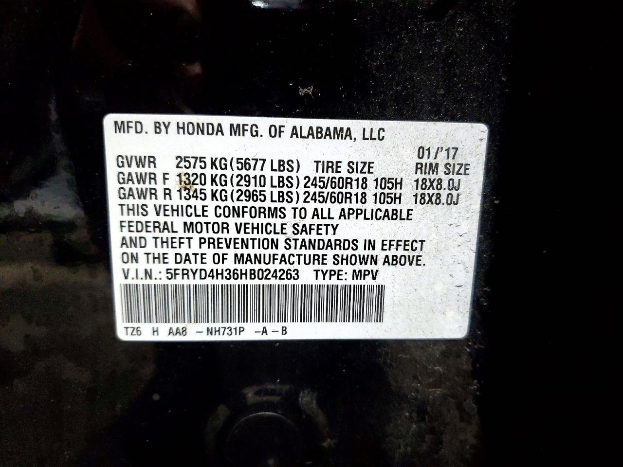 2017 ACURA MDX photo 13