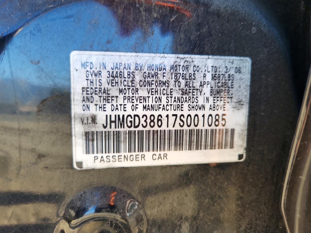 2007 HONDA FIT S photo 23