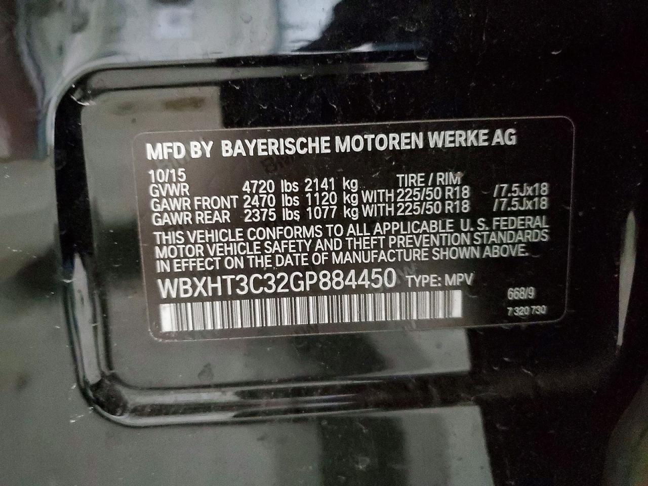 2016 BMW X1 XDRIVE28I photo 12
